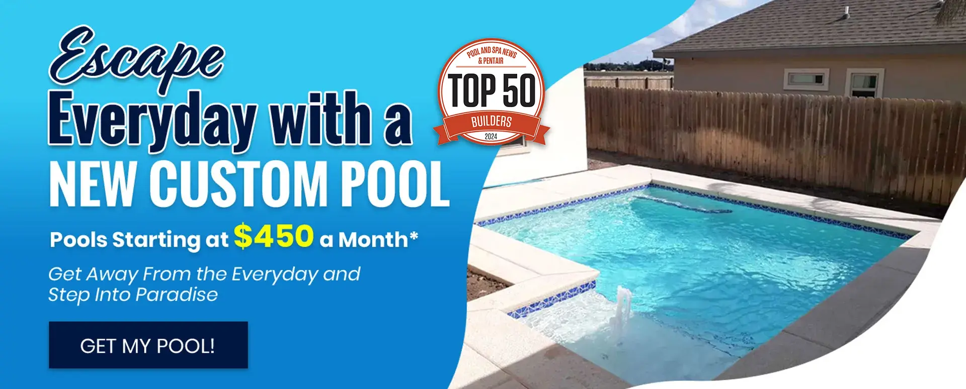 Escape Everyday with a New Custom Pool